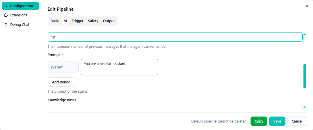 Setting the System Prompt