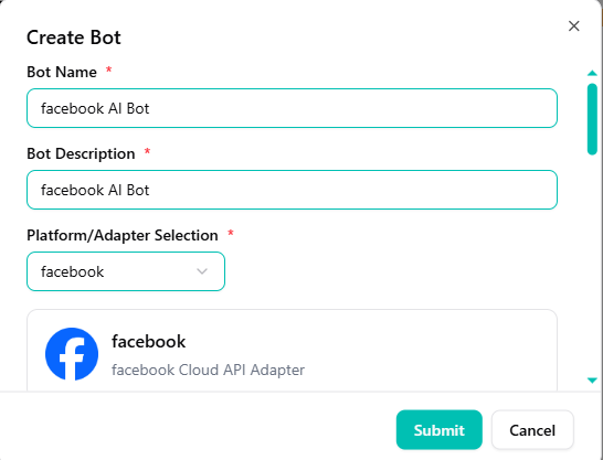 Select Facebook Adapter