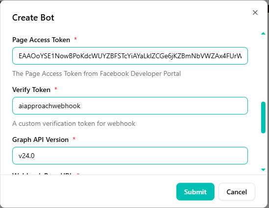 Set Tokens and API Version