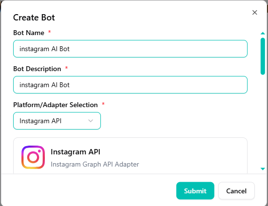 Select Instagram Adapter